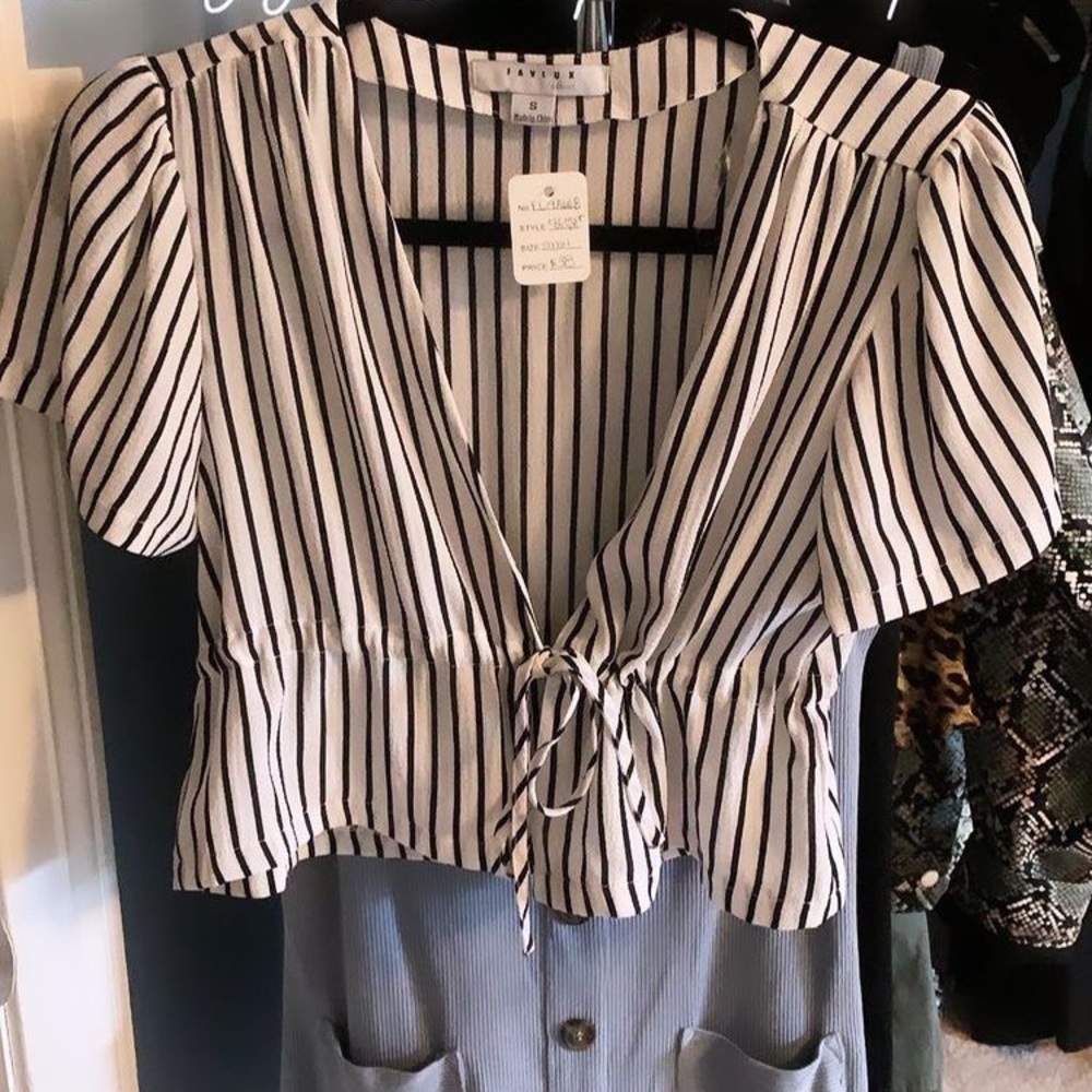 Stripe crop top